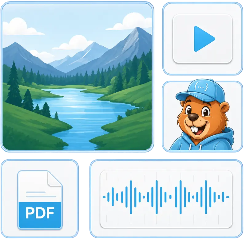 Media library tiles