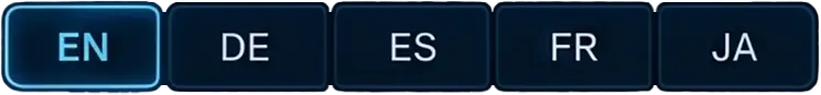Language selector buttons