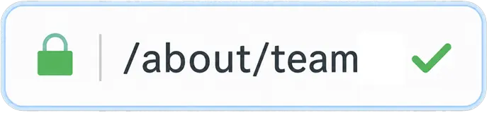 Pretty URL example